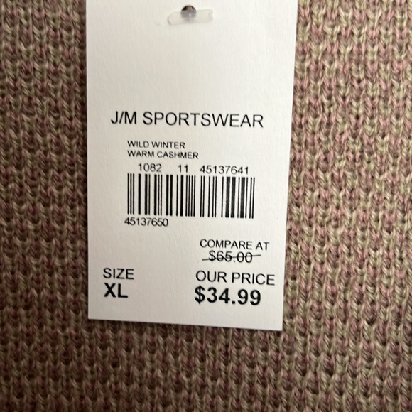 NEW Women's Tan Fringed Sweater - Picture 5 of 5